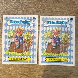 ✨10/$10 GPK SALE✨ Garbage Pail Kids GPK Go on Vacation Base 94a and 94b